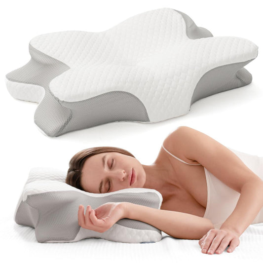 Adjustable Cervical Pillow for Neck & Shoulder Pain Relief