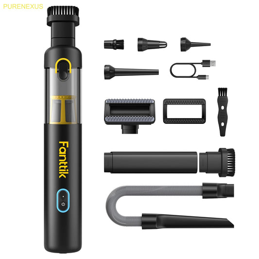 Slim 4-in-1 Car Vacuum – 19000PA Cordless Mini
